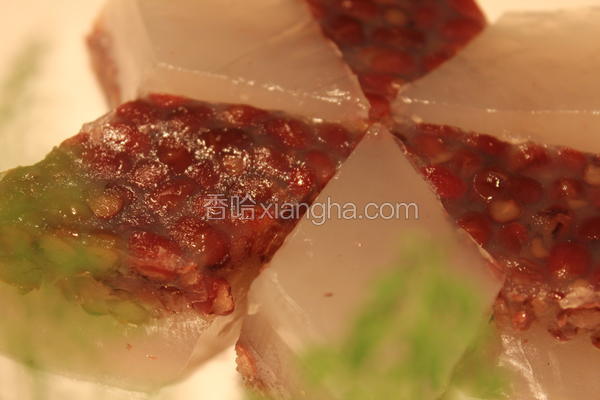 红豆马蹄糕