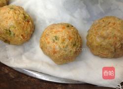 杂粮肉窝头的做法图解6