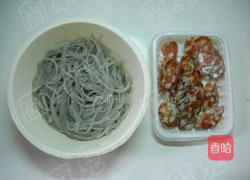 腊味菜花粉丝煲的做法图解4