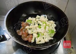 腊味菜花粉丝煲的做法图解6