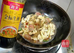 腊味菜花粉丝煲的做法图解12