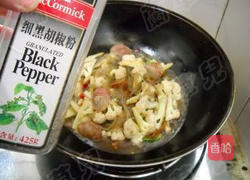 腊味菜花粉丝煲的做法图解13