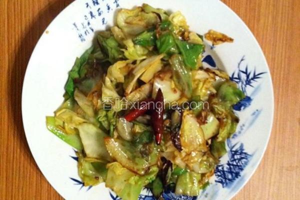 爆炒圆白菜