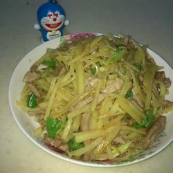 土豆丝炒肉的做法[图]