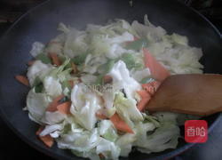 手撕包菜的做法图解4