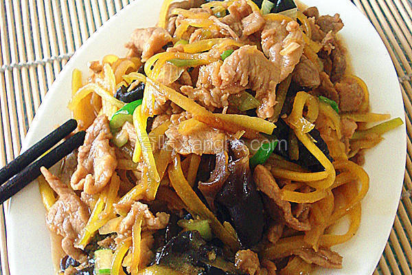 肉炒胡萝卜