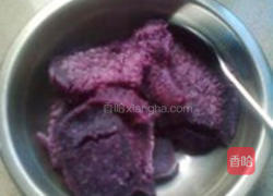 紫薯冰皮月饼的做法图解2