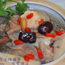 淮山花生炖扇骨的做法[图]