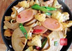 干锅花菜的做法图解12