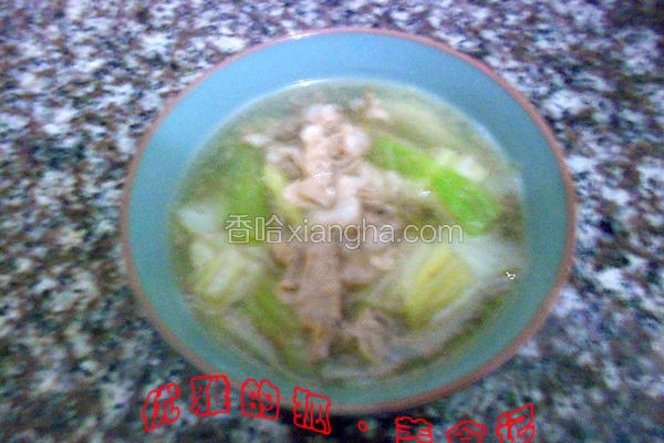 羊肉片汤