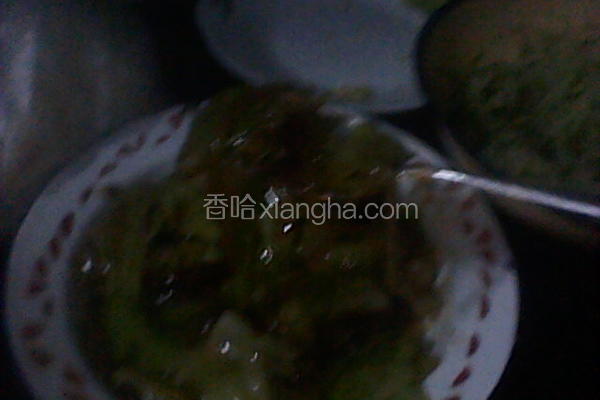 莲花菜炒粉条