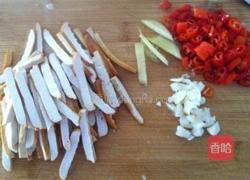 香辣香干炒韭黄的做法图解3