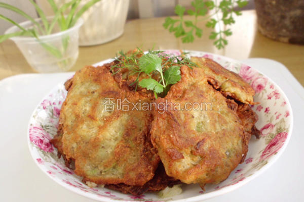 豆渣萝卜饼