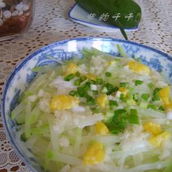 咸蛋蒸节瓜丝的做法[图]