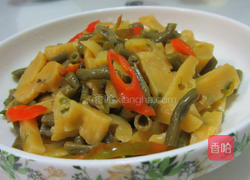 咸豆角不面筋的做法图解6