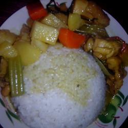 蔬菜咖喱鸡饭的做法[图]