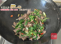 薄荷炒牛肉的做法图解6