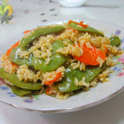 红萝卜煮剩饭的做法[图]
