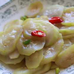清炒蒲瓜的做法[图]