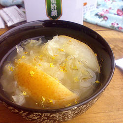 蜂蜜桂花双雪羹的做法[图]