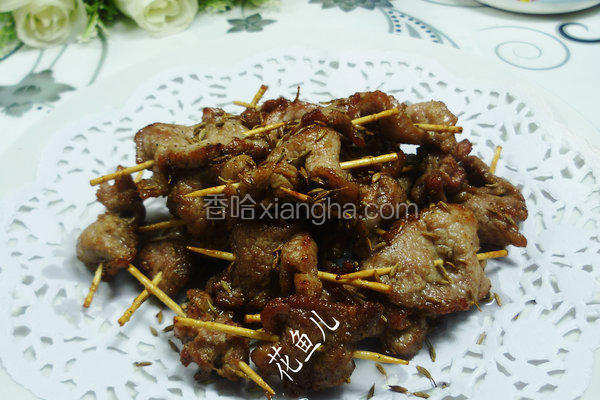 孜然牙签肉