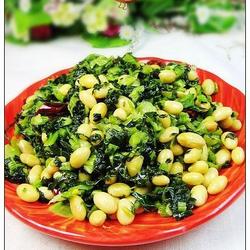 雪菜炒黄豆的做法[图]