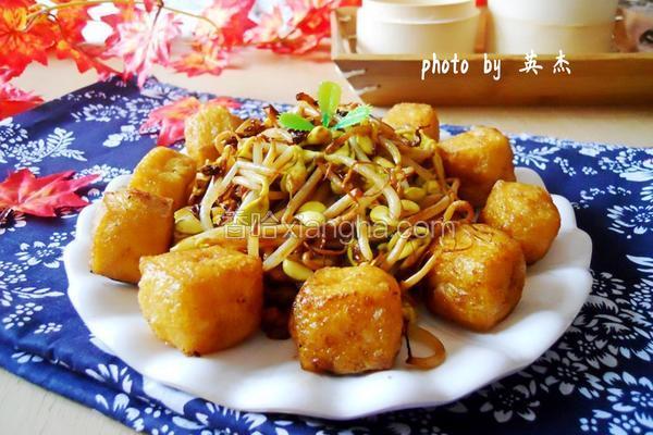 豆芽炒豆泡