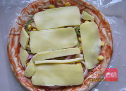 玉米粒披萨的做法图解8