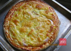 玉米粒披萨的做法图解9