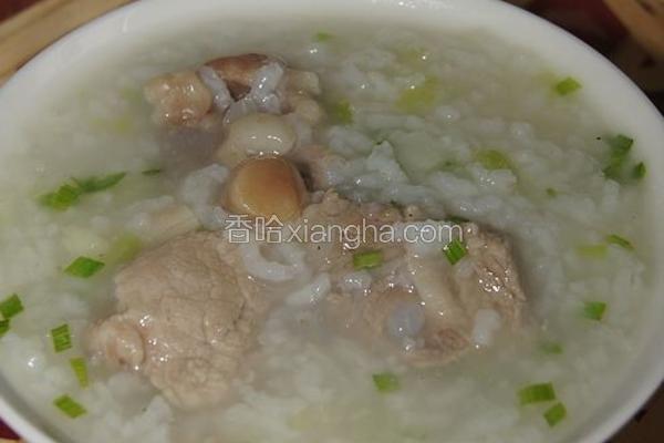 包菜排骨粥