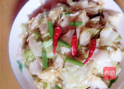 干煸手撕包菜的做法图解6