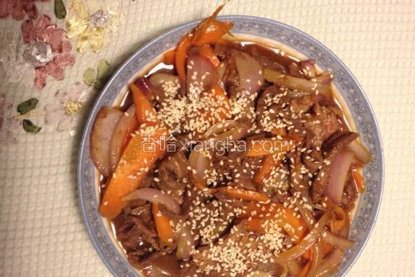 韩式炒牛肉片