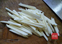 洋葱香干炒茭白的做法图解5