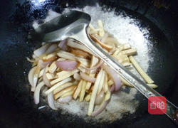洋葱香干炒茭白的做法图解13