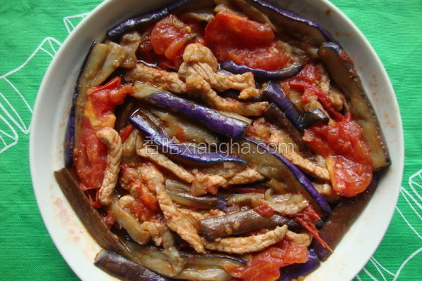 双茄炒肉丝