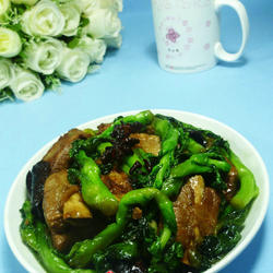 菜心烧排骨的做法[图]