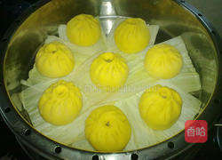 南瓜豆沙包的做法图解13