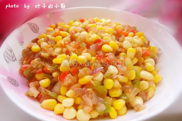 五彩玉米粒