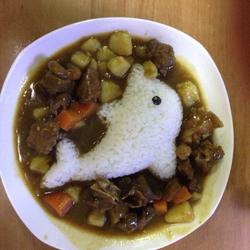 咖喱鸡肉盖浇饭的做法[图]