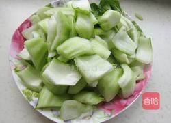 上海青炒腊肉的做法图解2