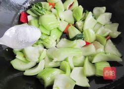 上海青炒腊肉的做法图解6