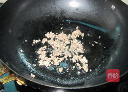 肉末炒包菜的做法图解5