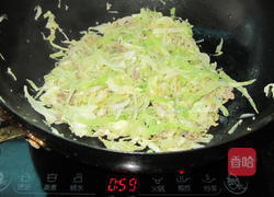 肉末炒包菜的做法图解7