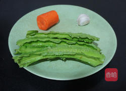 素炒四棱豆的做法图解1