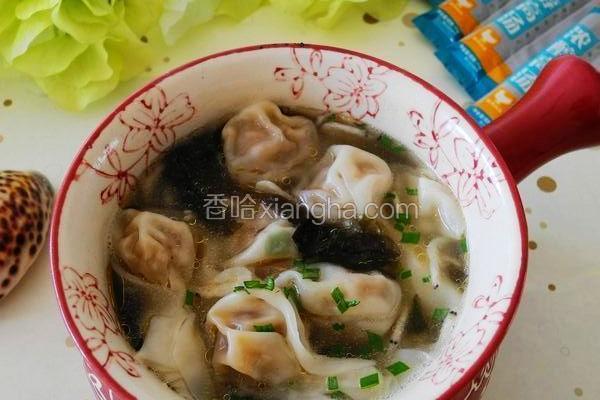 鸡汤鲜肉馄饨