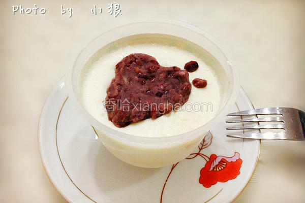 红豆双皮奶