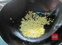 辣炒咸豆角火腿丁的做法图解3