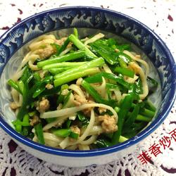 韮香炒面的做法[图]