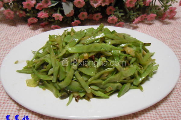 清炒梅豆角