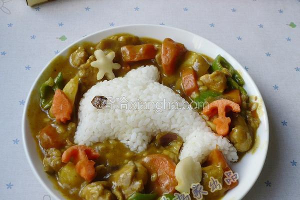 咖喱鸡肉饭